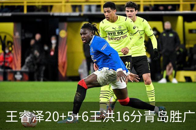 王睿泽20+5+6王洪16分青岛胜广厦 胡金秋15分